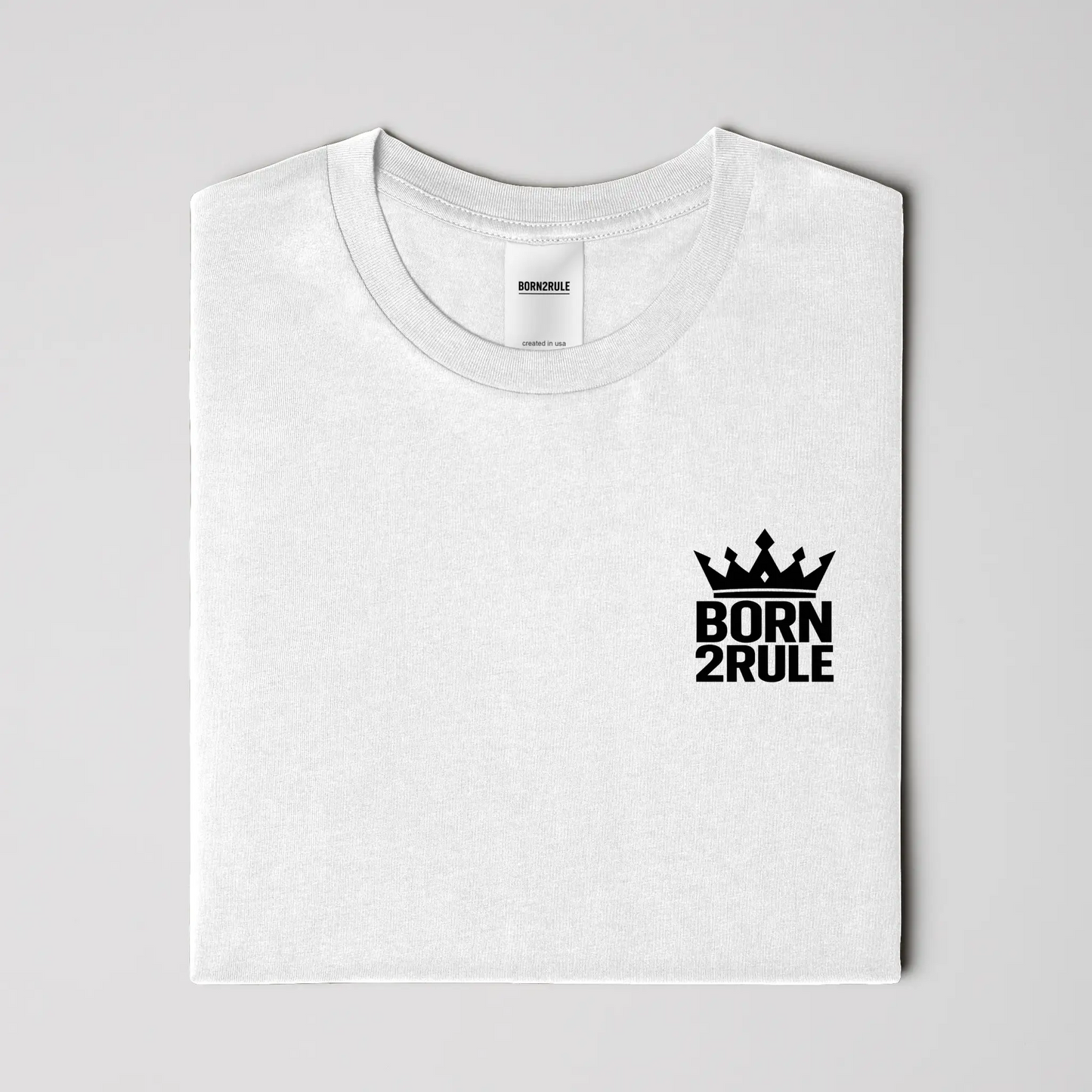 Born2Rule™ Sovereign Standard Tee — Heavyweight Graphic Edition