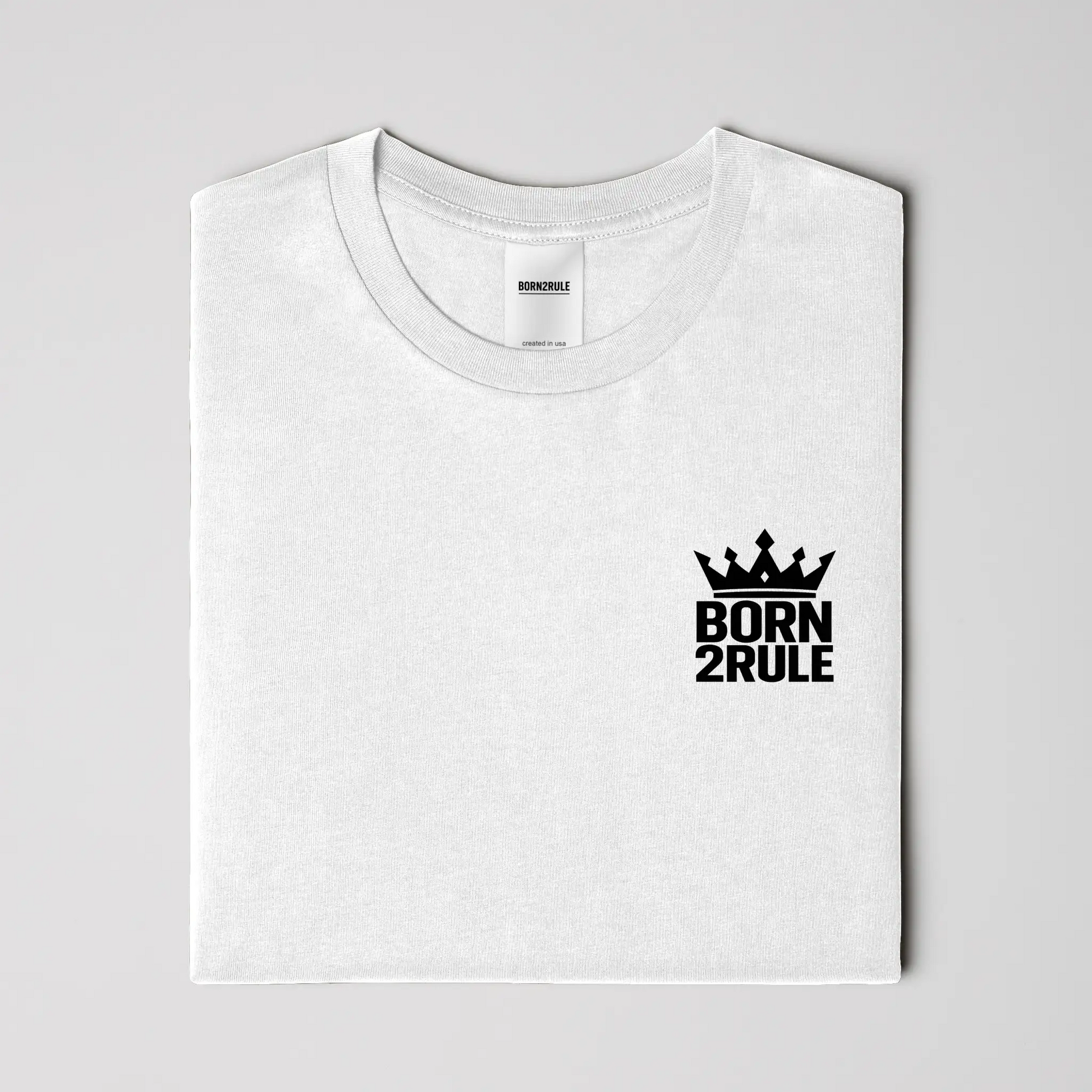 Born2Rule™ Sovereign Standard Tee — Heavyweight Graphic Edition